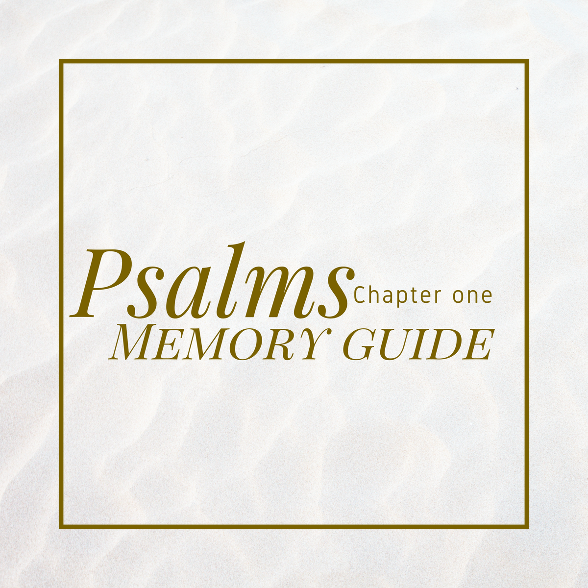 Psalm 1