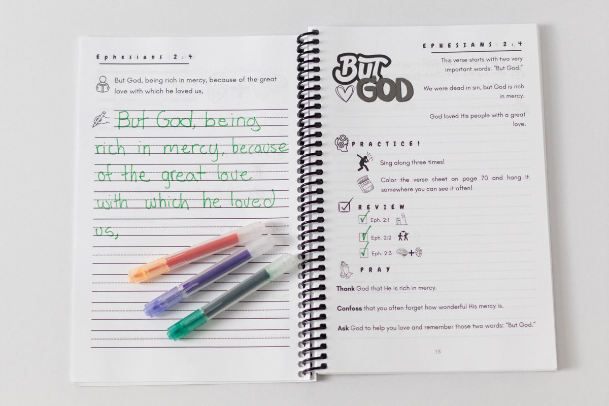 Ephesians 2 Memory Guide for Kids